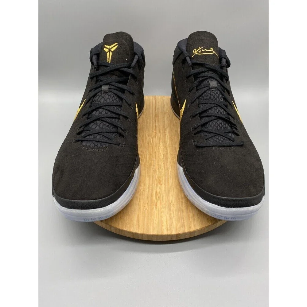 Nike Kobe AD Shoes Black Gold Basketball Sneakers Lace AQ9579-001 Mens 17.5 - Picture 7 of 12